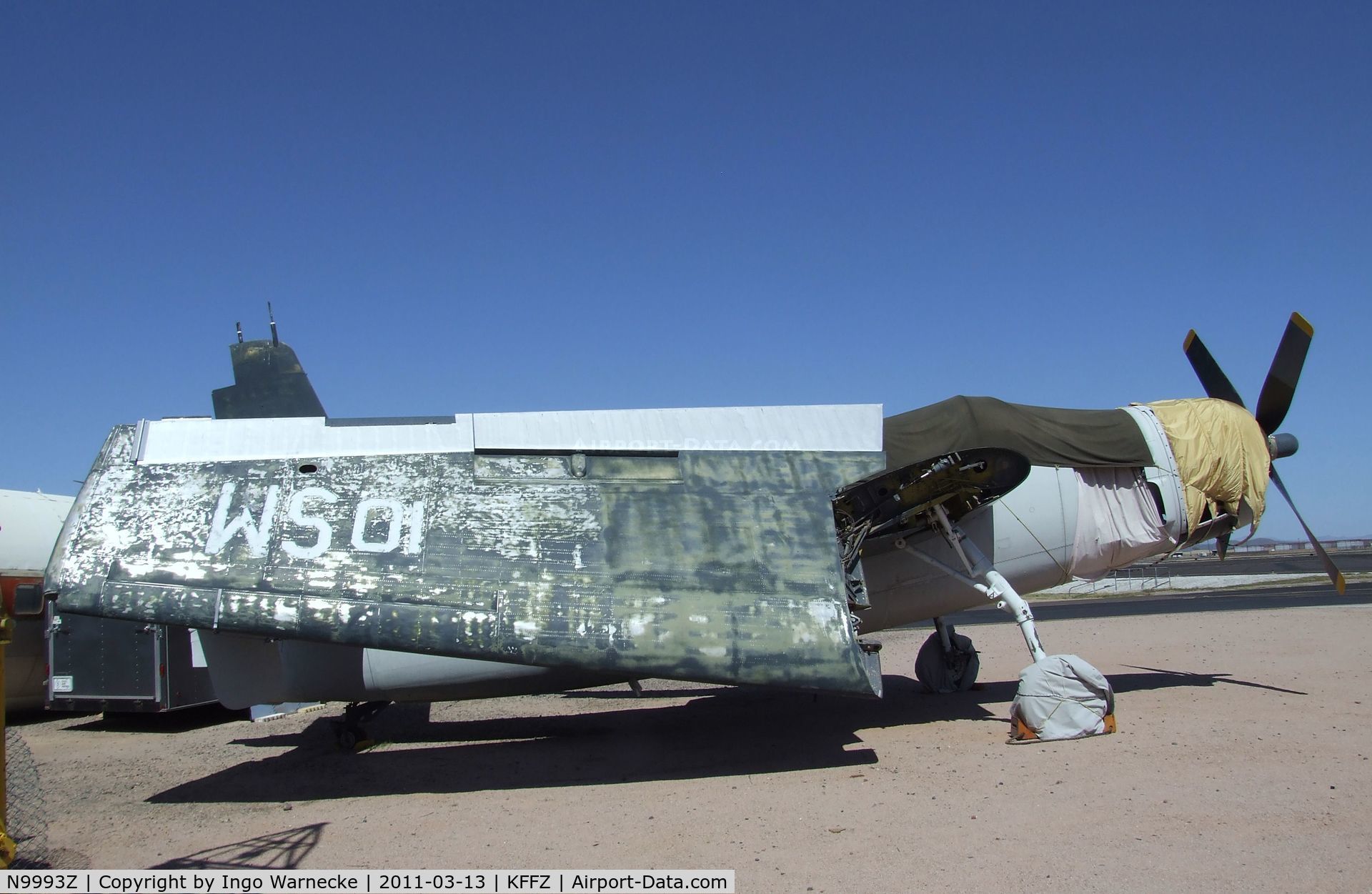 N9993Z, 1940 Grumman AF-2S C/N 126731, Grumman AF-2S Guardian (being restored) at the CAF Arizona Wing Museum, Mesa AZ