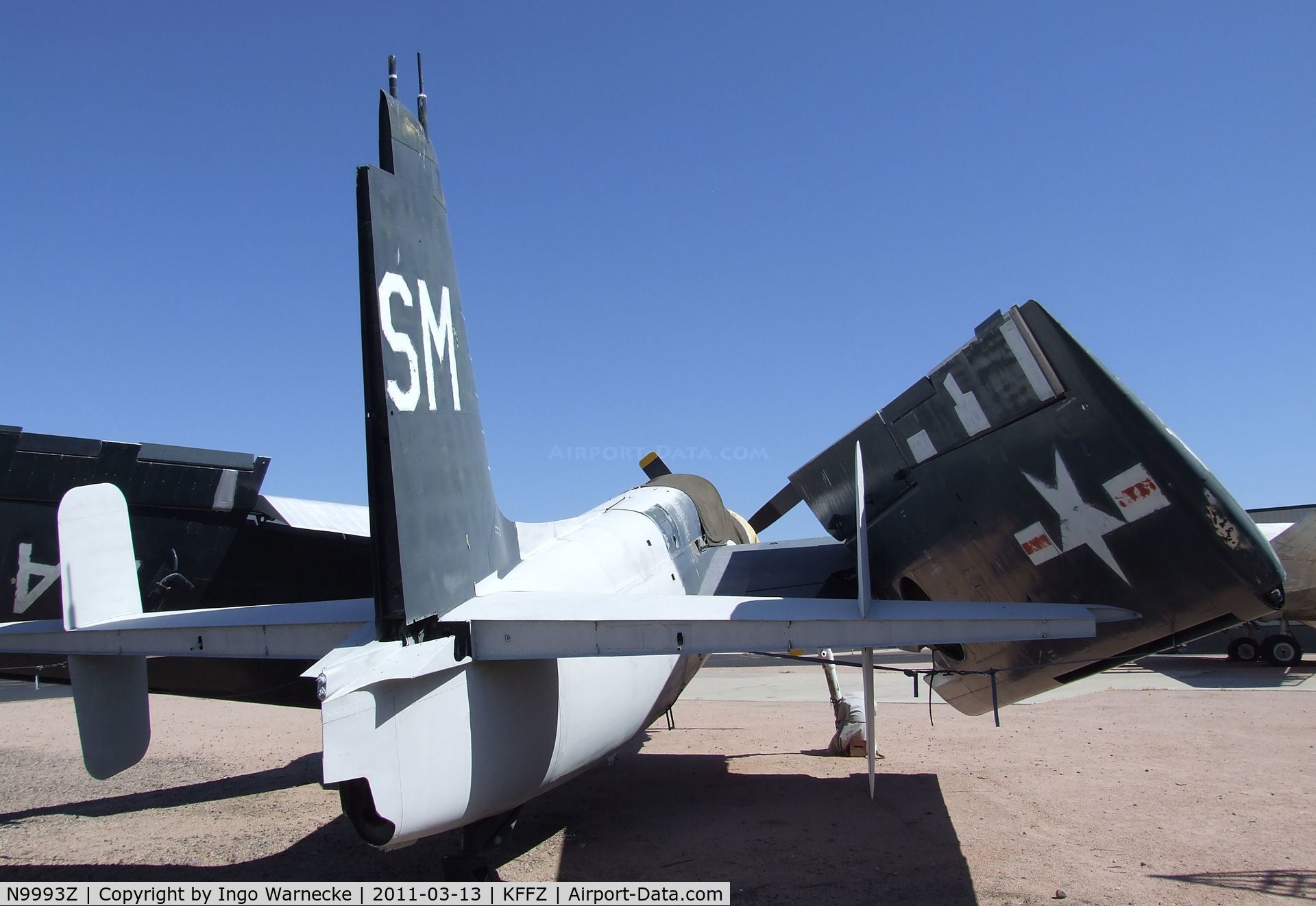 N9993Z, 1940 Grumman AF-2S C/N 126731, Grumman AF-2S Guardian (being restored) at the CAF Arizona Wing Museum, Mesa AZ