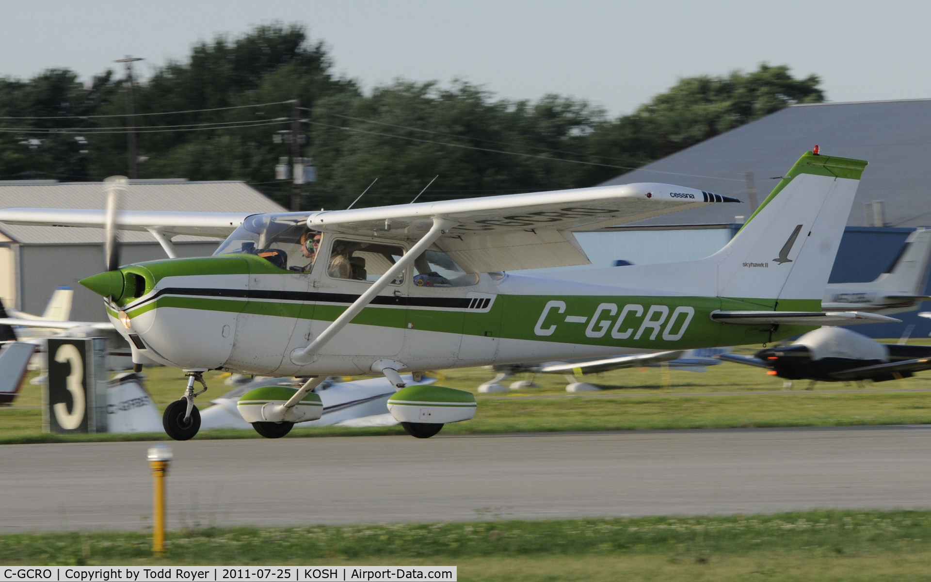 C-GCRO, 1974 Cessna 172M Skyhawk II C/N 17264220, AIRVENTURE 2011