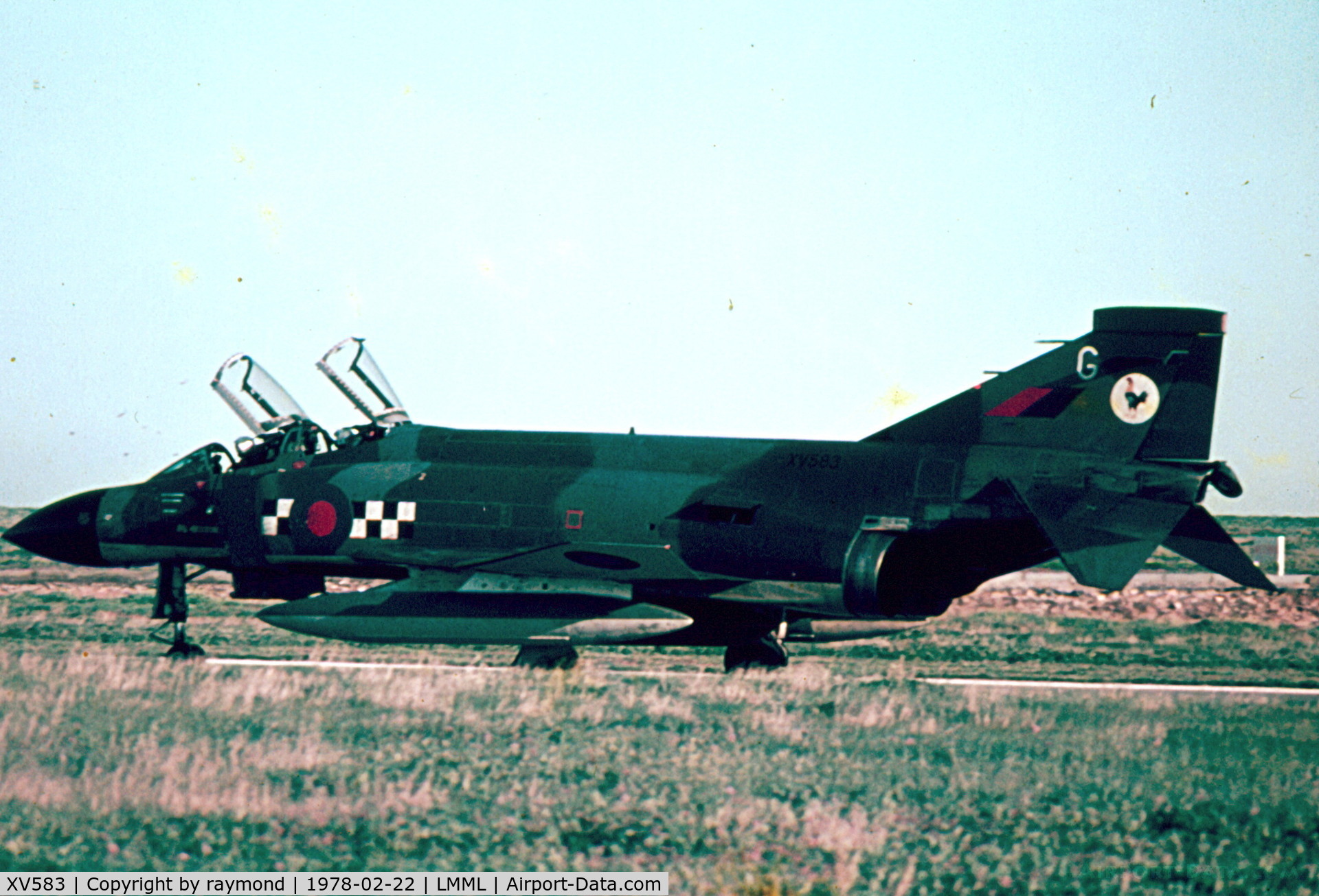 XV583, 1969 McDonnell Douglas Phantom FG1 C/N 9337/3268, Phantom XV583/G 43Sqd RAF