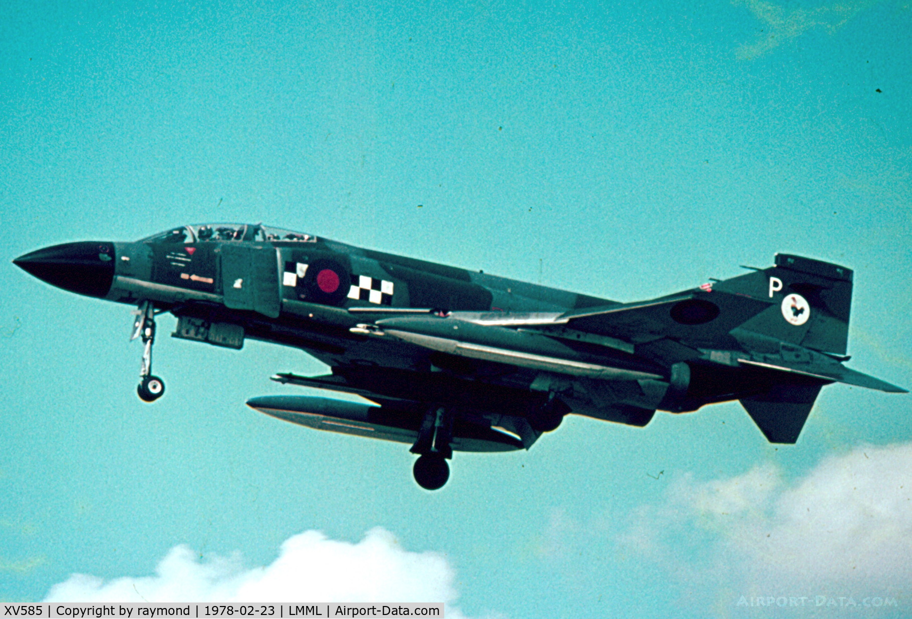XV585, 1969 McDonnell Douglas Phantom FG1 C/N 3302/9339, Phantom XV585/P 43Sqd RAF