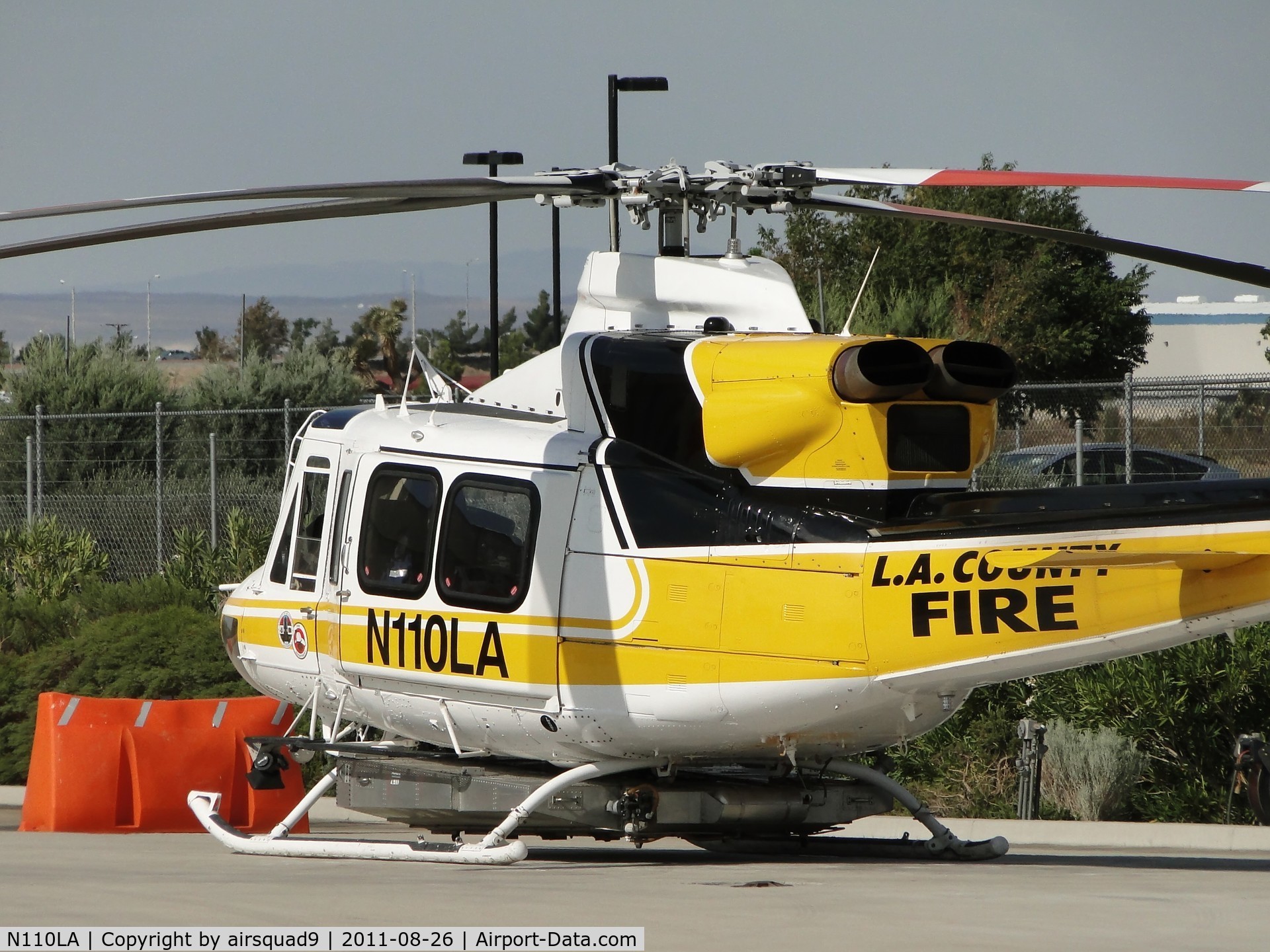 N110LA, 2005 Bell 412EP C/N 36392, Copter 11 at NAO (North Air Ops, Station 129)