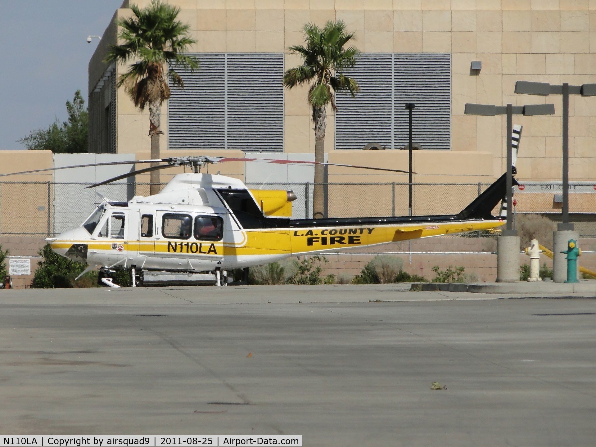 N110LA, 2005 Bell 412EP C/N 36392, Copter 11 at NAO (North Air Ops, Station 129)