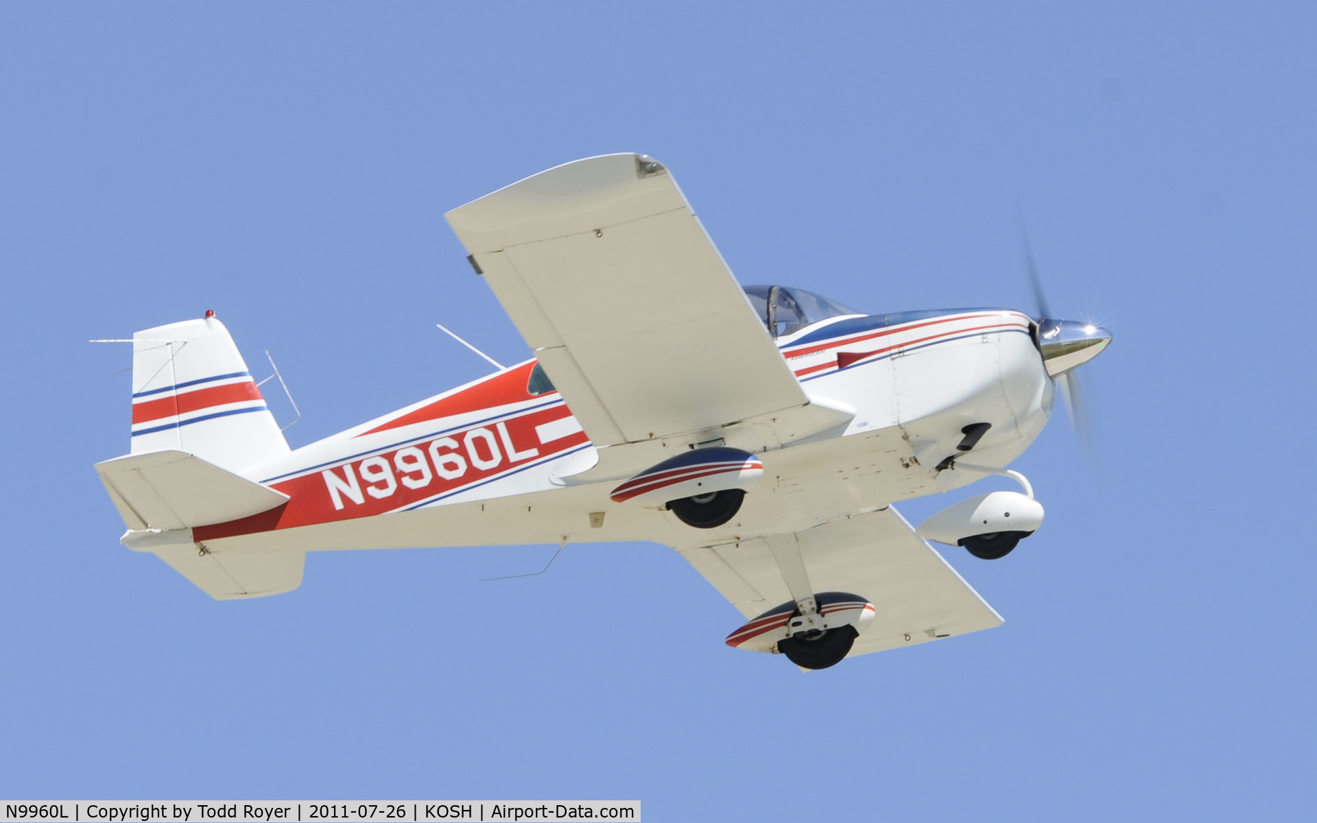 N9960L, 1973 Grumman American AA-1B Trainer C/N AA1B-0260, AIRVENTURE 2011