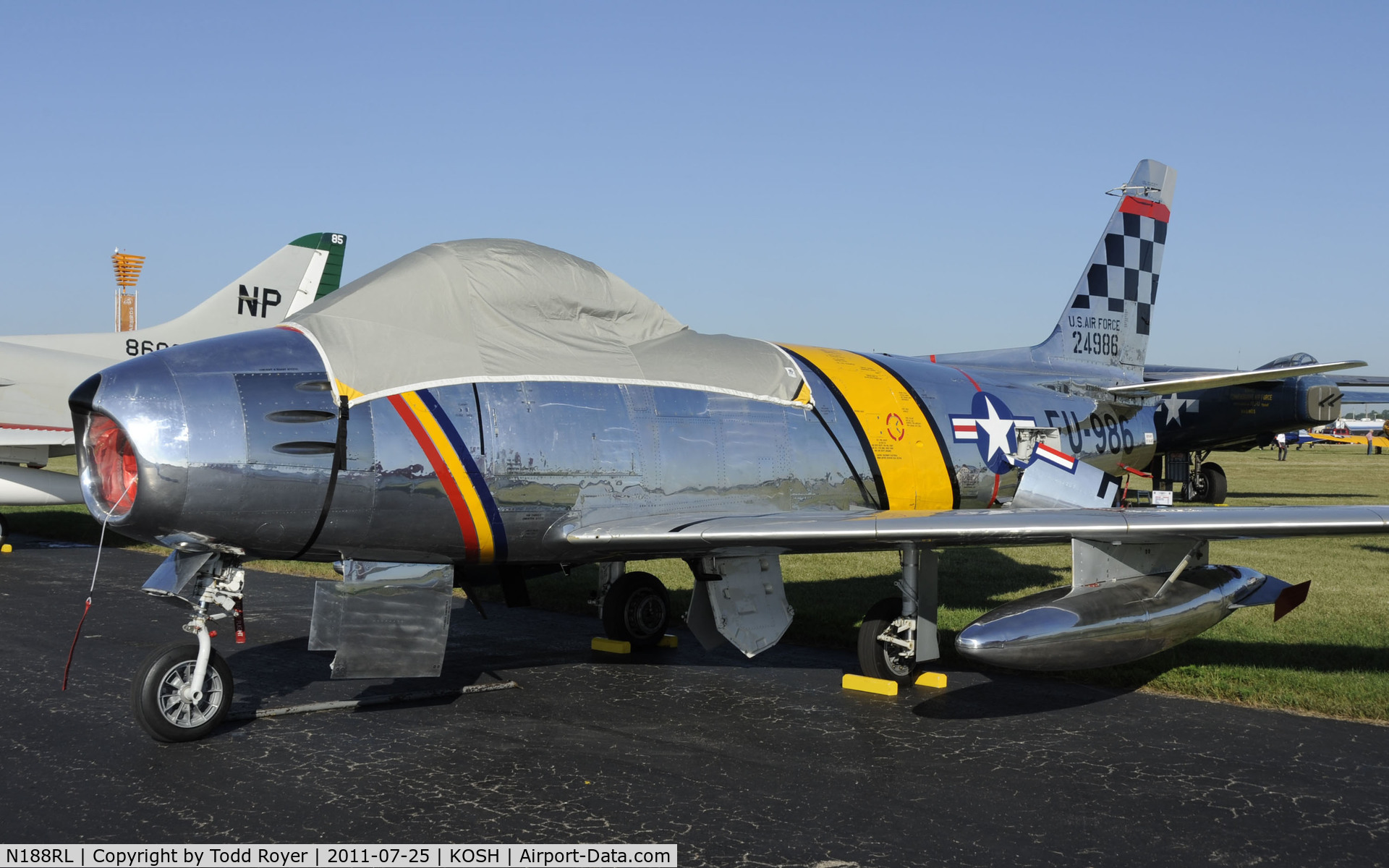 N188RL, 1952 North American F-86F Sabre C/N 191-682, AIRVENTURE 2011