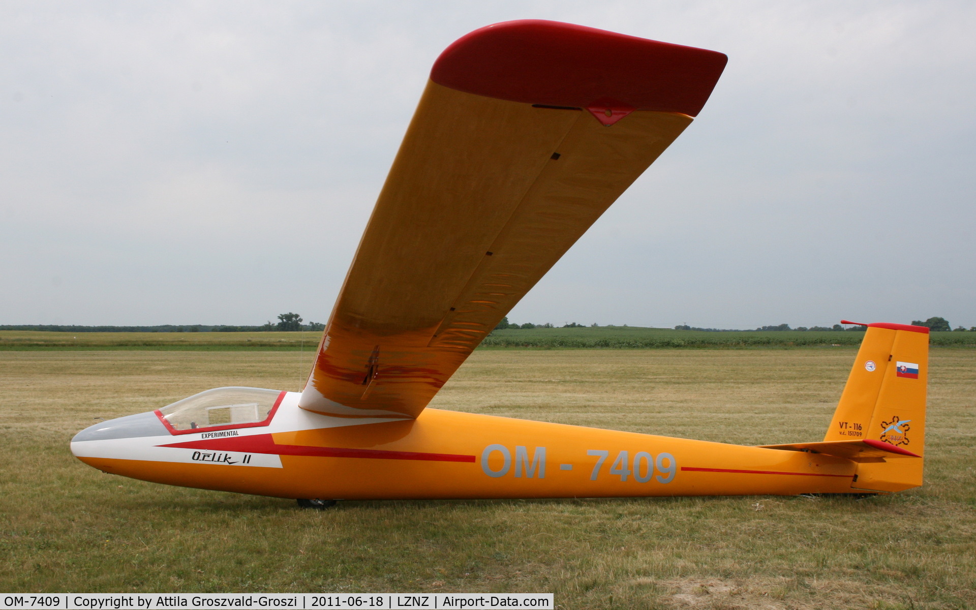 OM-7409, Orlican VT-116 Orlík II C/N 151709, Nové Zámky Airport - Slovakia