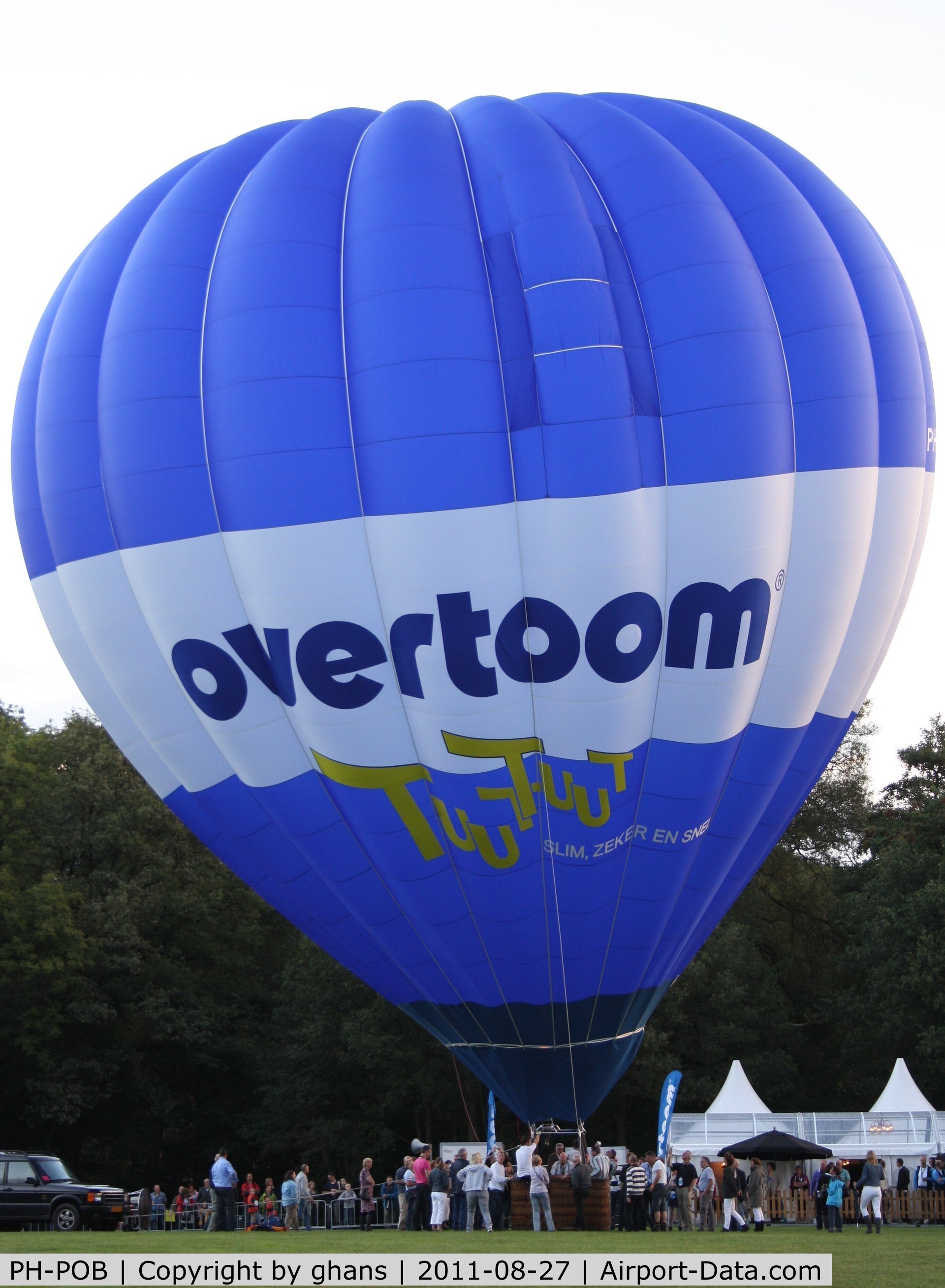 PH-POB, 2011 Cameron Balloons A-160 C/N 11536, Overtoom