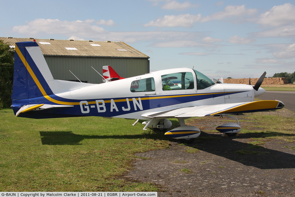 G-BAJN, 1972 American Aviation AA-5 Traveler C/N AA5-0259, American Aviation AA-5 Traveler at Breighton Airfield's Summer Fly-In, August 2011.