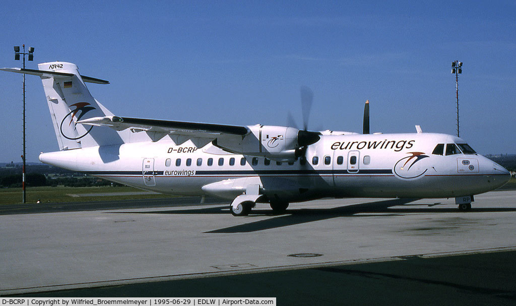 D-BCRP, 1989 ATR 42-300QC C/N 158, I made the maintenance planning for this aircraft from 1990 to 2002.