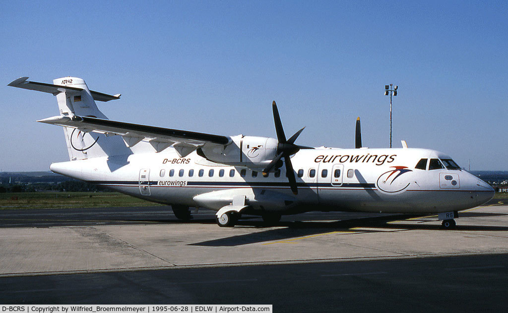 D-BCRS, 1992 ATR 42-300 C/N 287, Waiting for the next flight.