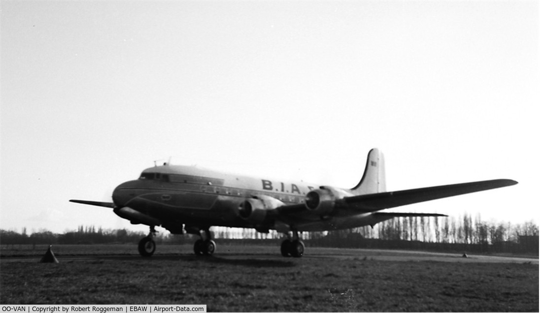 OO-VAN, 1942 Douglas C-54B Skymaster C/N 10452, Late 1950's.BIAS.