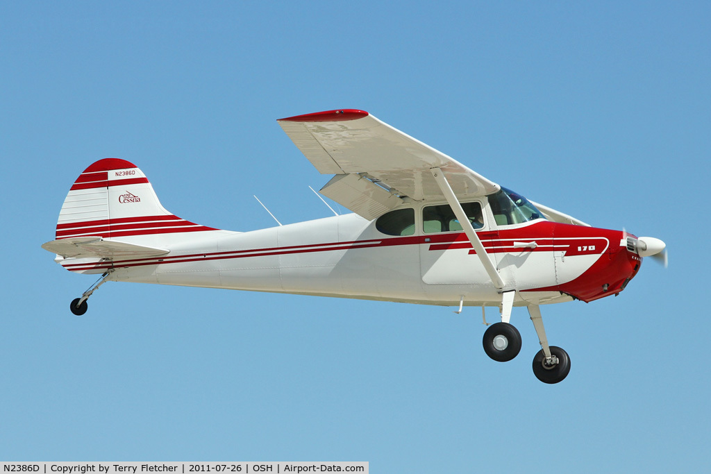 N2386D, 1952 Cessna 170B C/N 20538, 1952 Cessna 170B, c/n: 20538 at 2011 Oshkosh