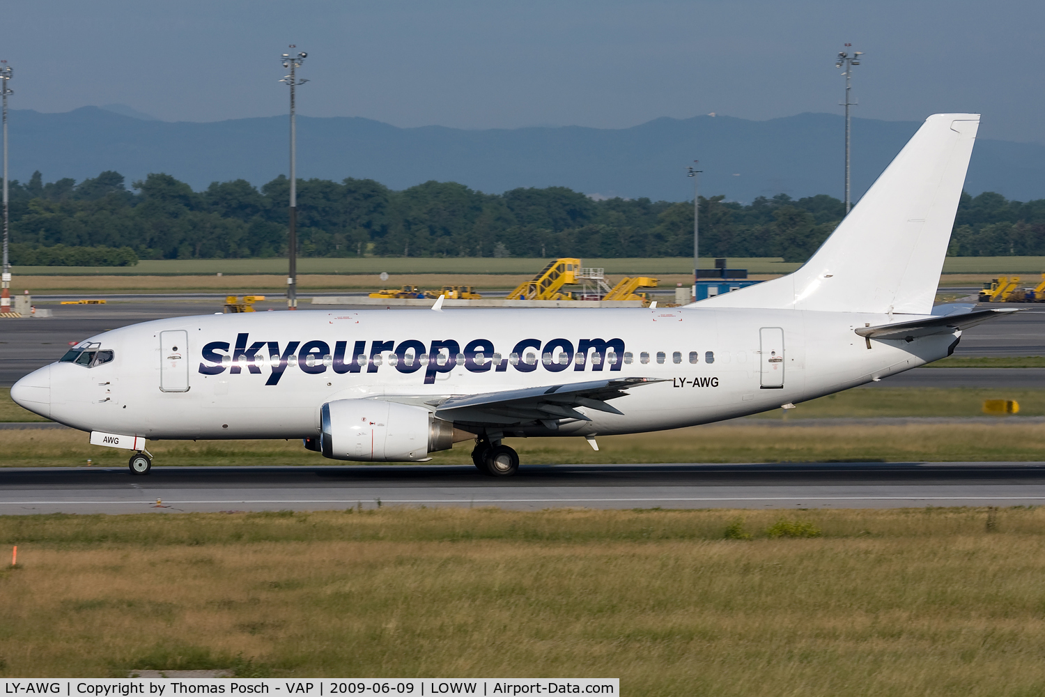 LY-AWG, 1993 Boeing 737-522 C/N 26700, Sky Europe Airlines
