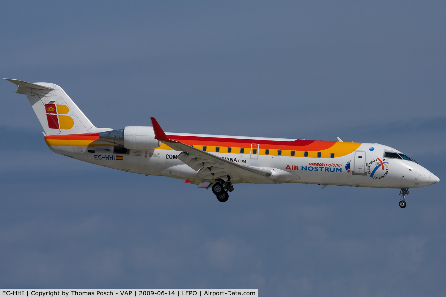 EC-HHI, Canadair CRJ-200ER (CL-600-2B19) C/N 7343, Iberia