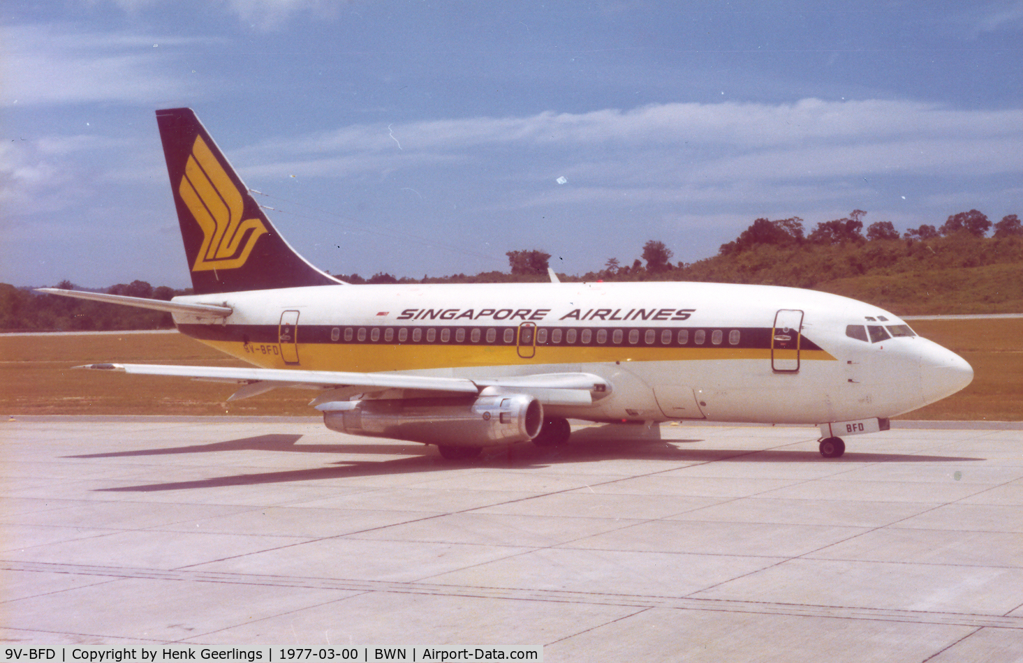 9V-BFD, 1969 Boeing 737-112 C/N 19768, Singapore Airlines