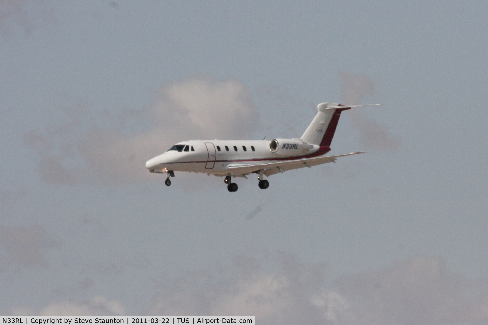 N33RL, 1999 Cessna 650 Citation C/N 650-7106, Taken at Tucson International Airport, in March 2011 whilst on an Aeroprint Aviation tour