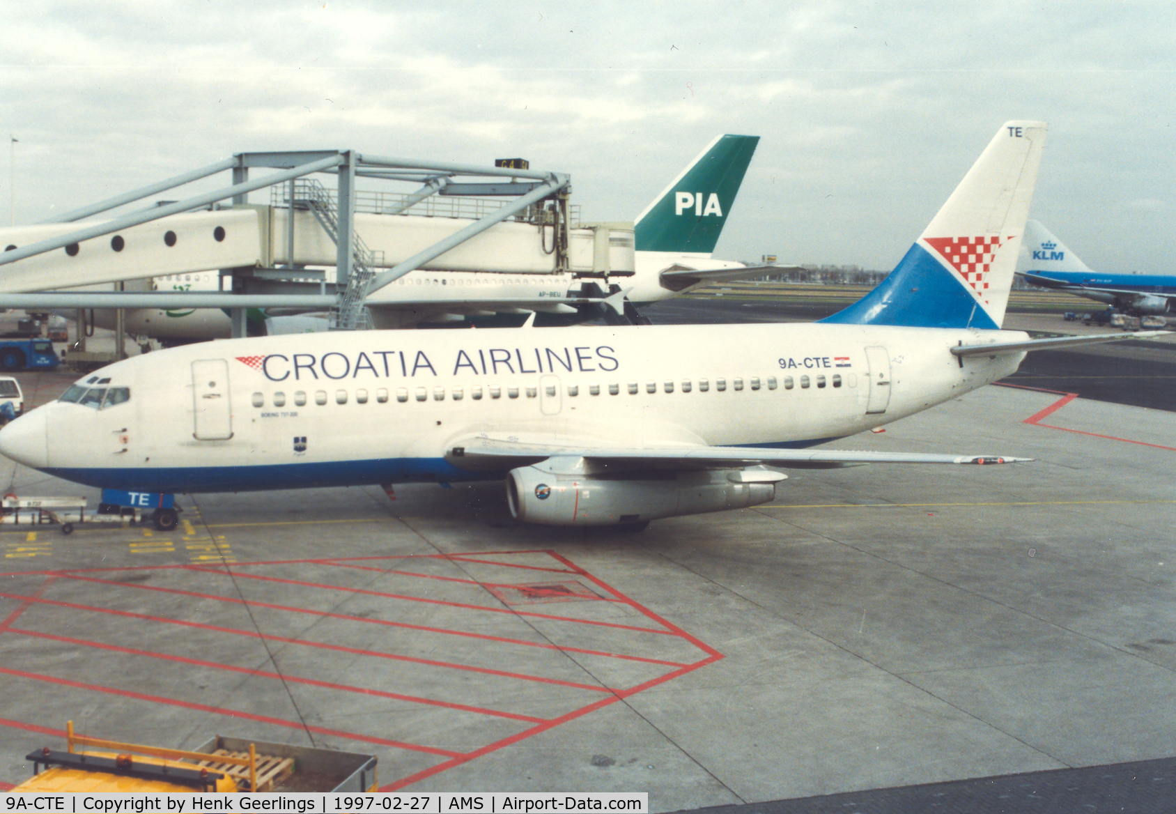 9A-CTE, 1982 Boeing 737-230 C/N 22634, Croatia Airlines