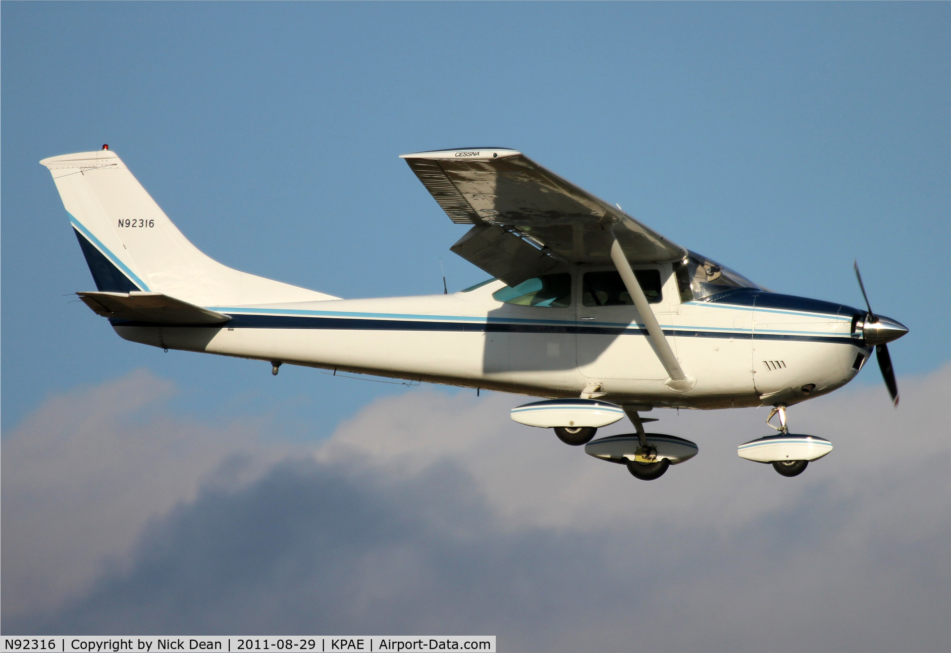 N92316, 1969 Cessna 182N Skylane C/N 18260146, KPAE/PAE