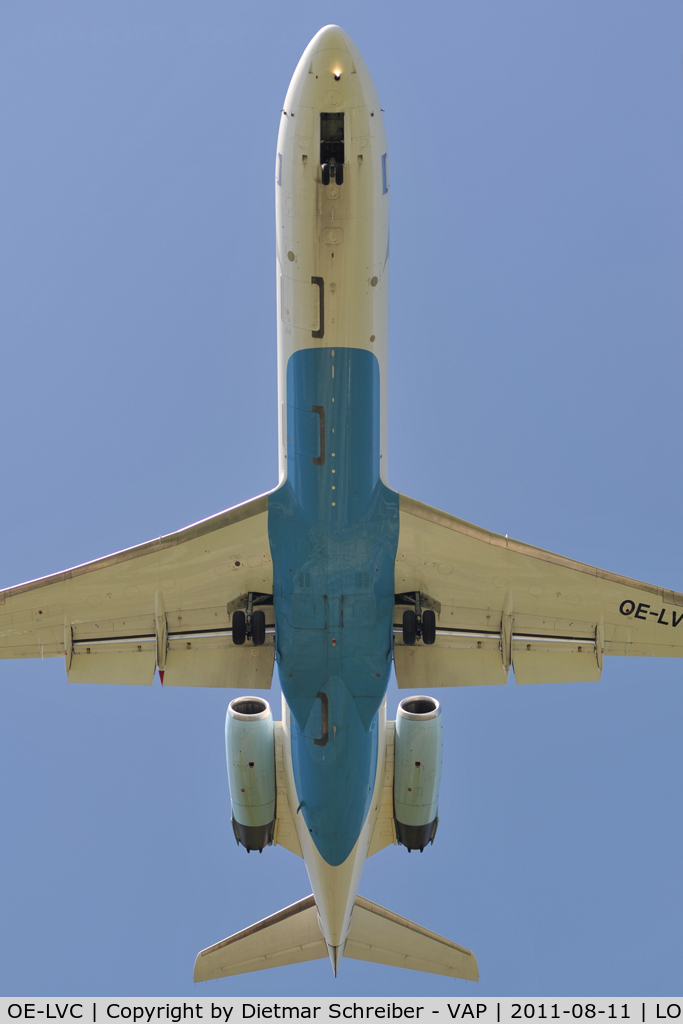 OE-LVC, 1993 Fokker 100 (F-28-0100) C/N 11446, Austrian Fokker 100