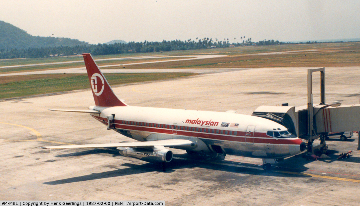 9M-MBL, 1985 Boeing 737-2H6 C/N 23320, Malaysian
