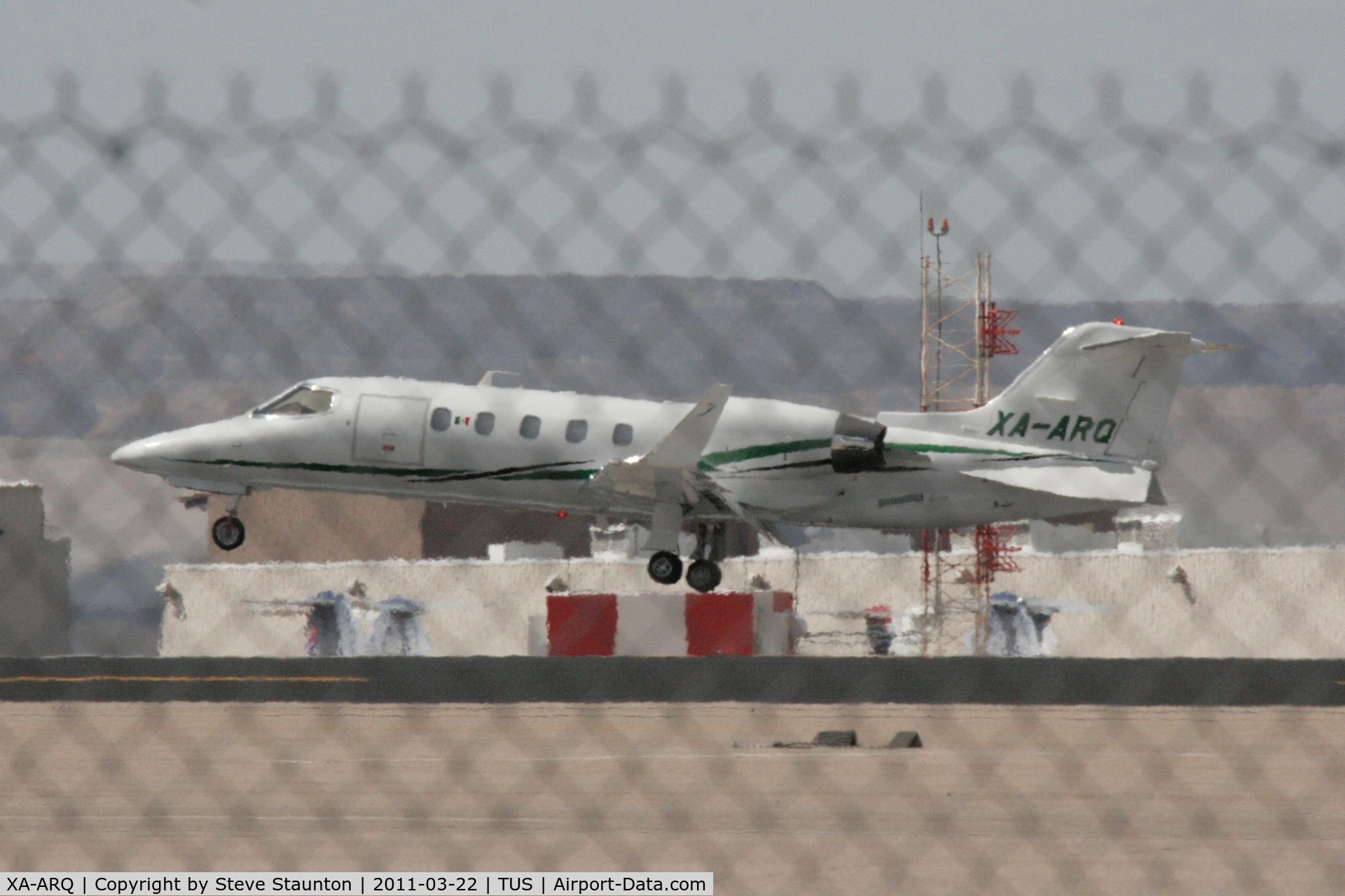 XA-ARQ, Bombardier Learjet 31A C/N 31-141, Taken at Tucson International Airport, in March 2011 whilst on an Aeroprint Aviation tour