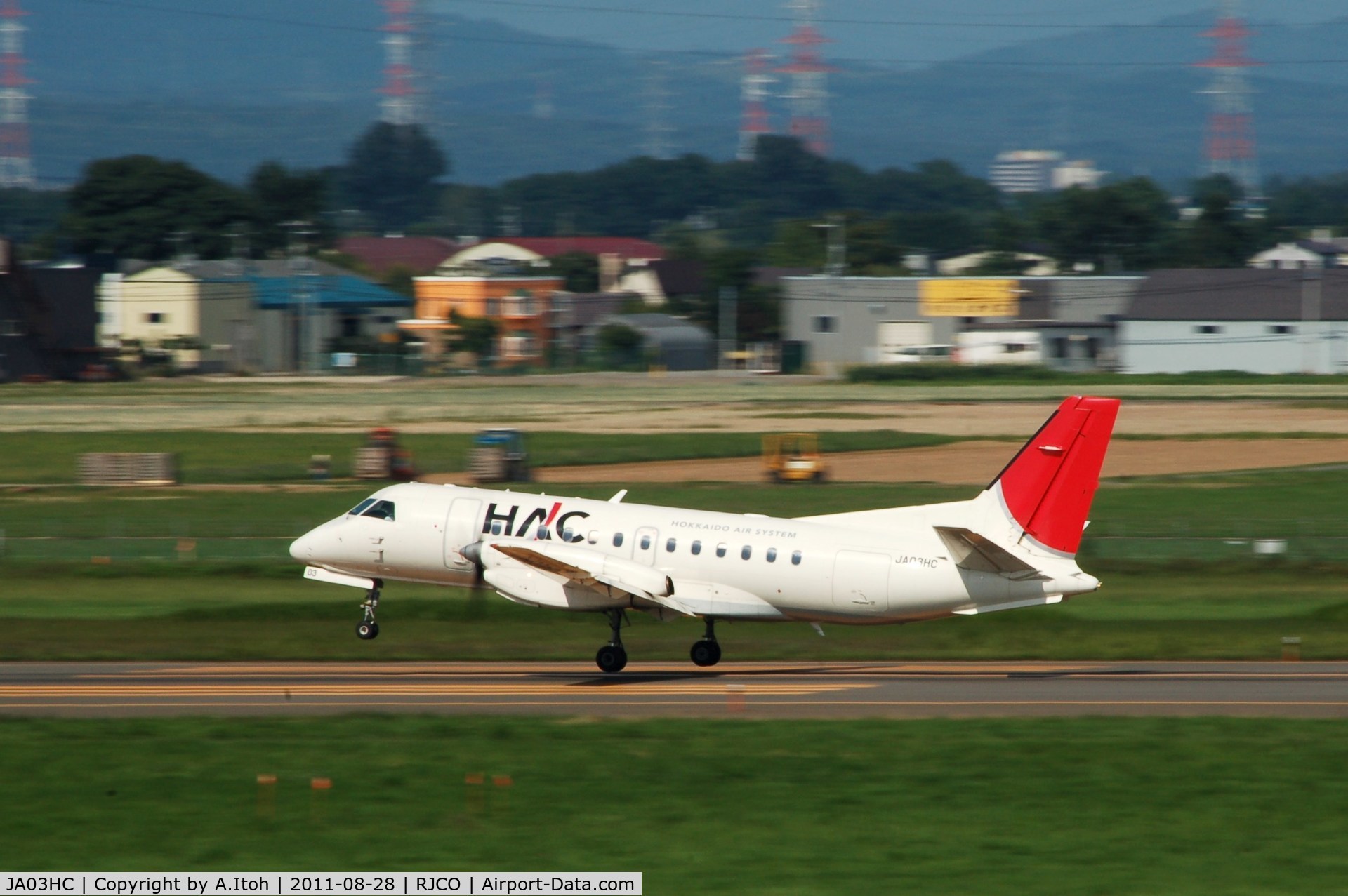 JA03HC, 1999 Saab 340B+ C/N 340B-458, Hokkaido Air System Co.,Ltd (NTH) Call sign NORTH AIR
