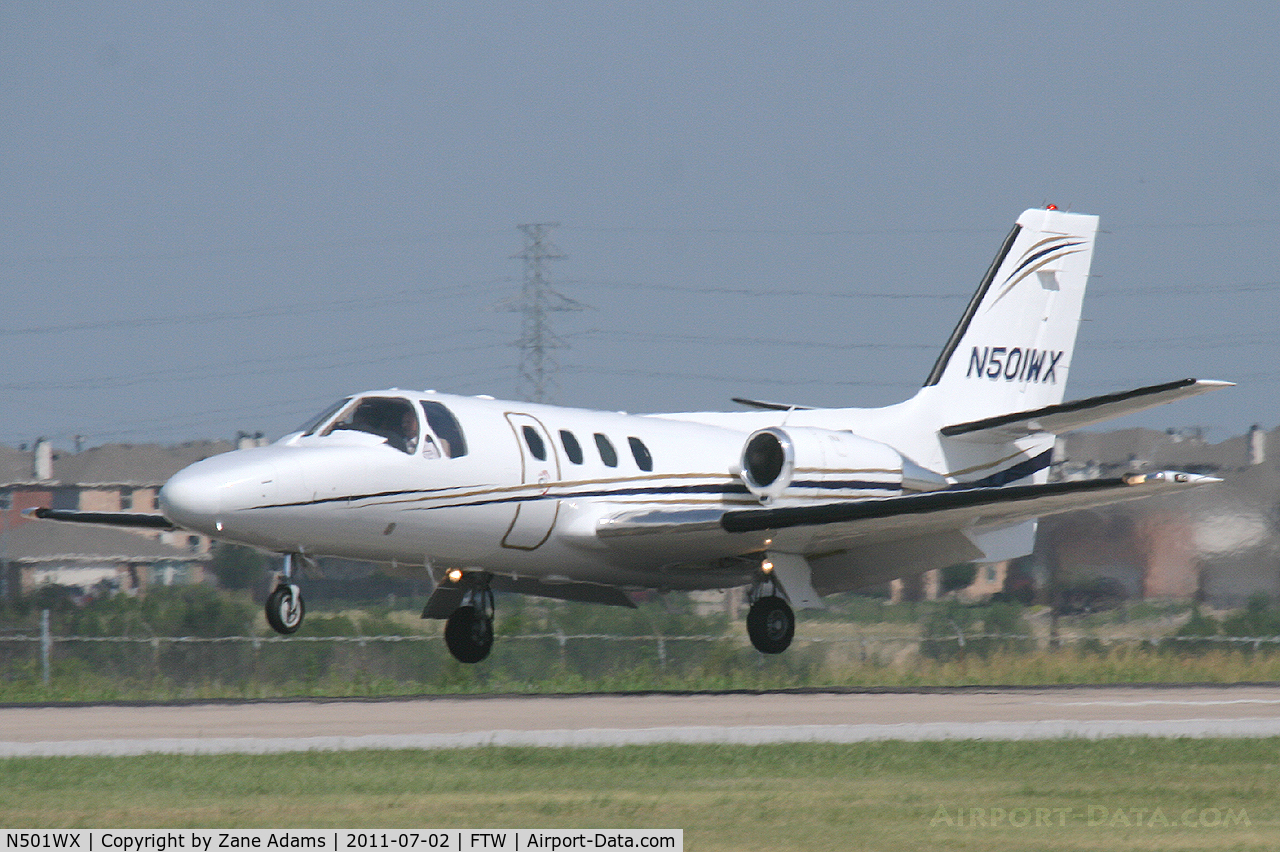 N501WX, 1983 Cessna 501 Citation I/SP C/N 501-0257, At Meacham Field - Fort Worth, TX