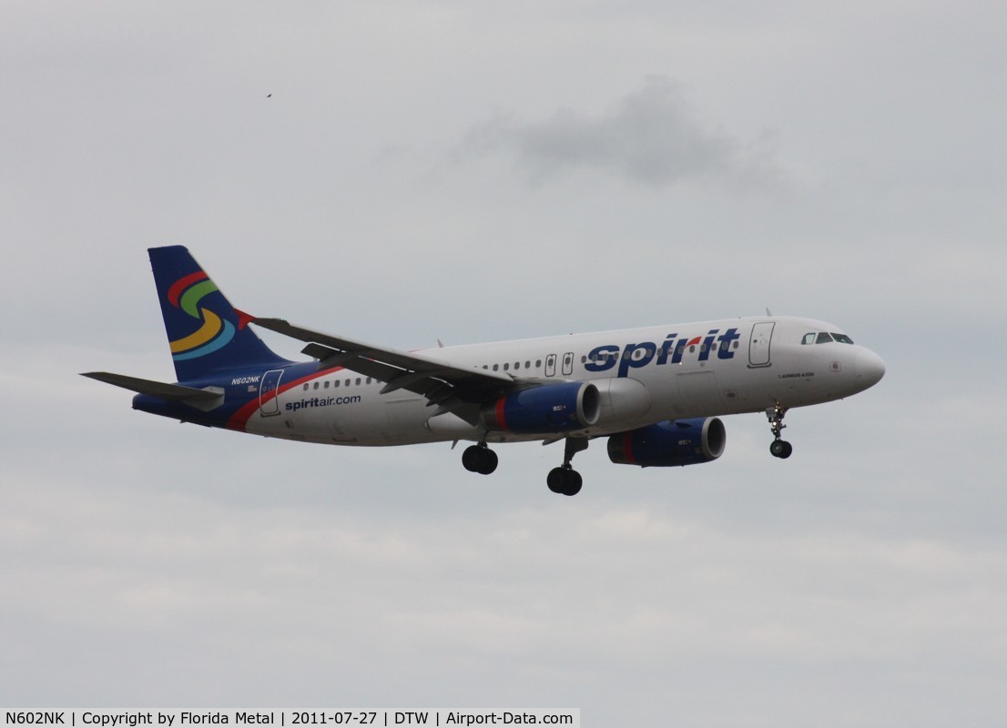 N602NK, 2010 Airbus A320-232 C/N 4264, Spirit A320