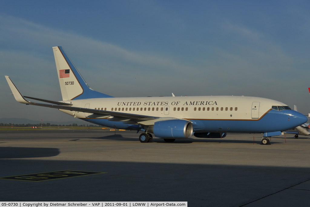 05-0730, 2006 Boeing C-40C Clipper (737-7BC BBJ) C/N 34807, United States Air Force Boeing 737-700