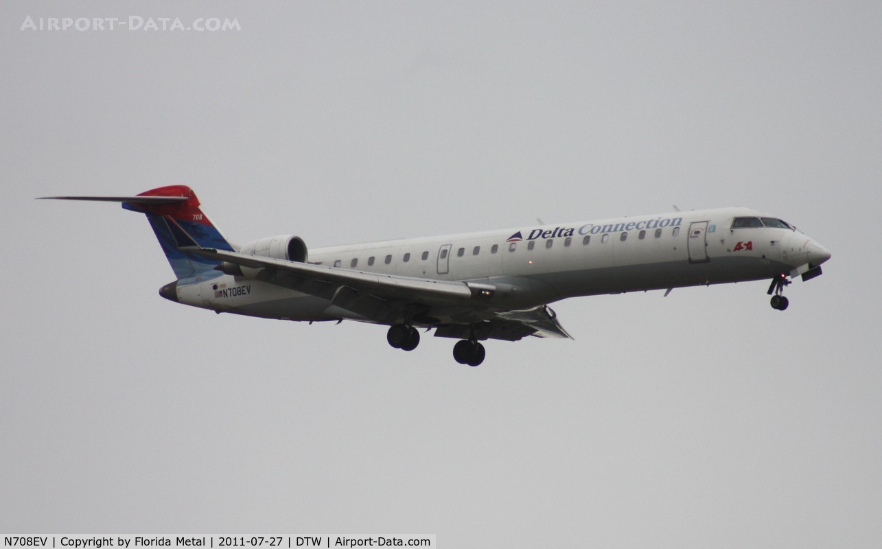 N708EV, 2002 Bombardier CRJ-701 (CL-600-2C10) Regional Jet C/N 10060, Delta CRJ-700