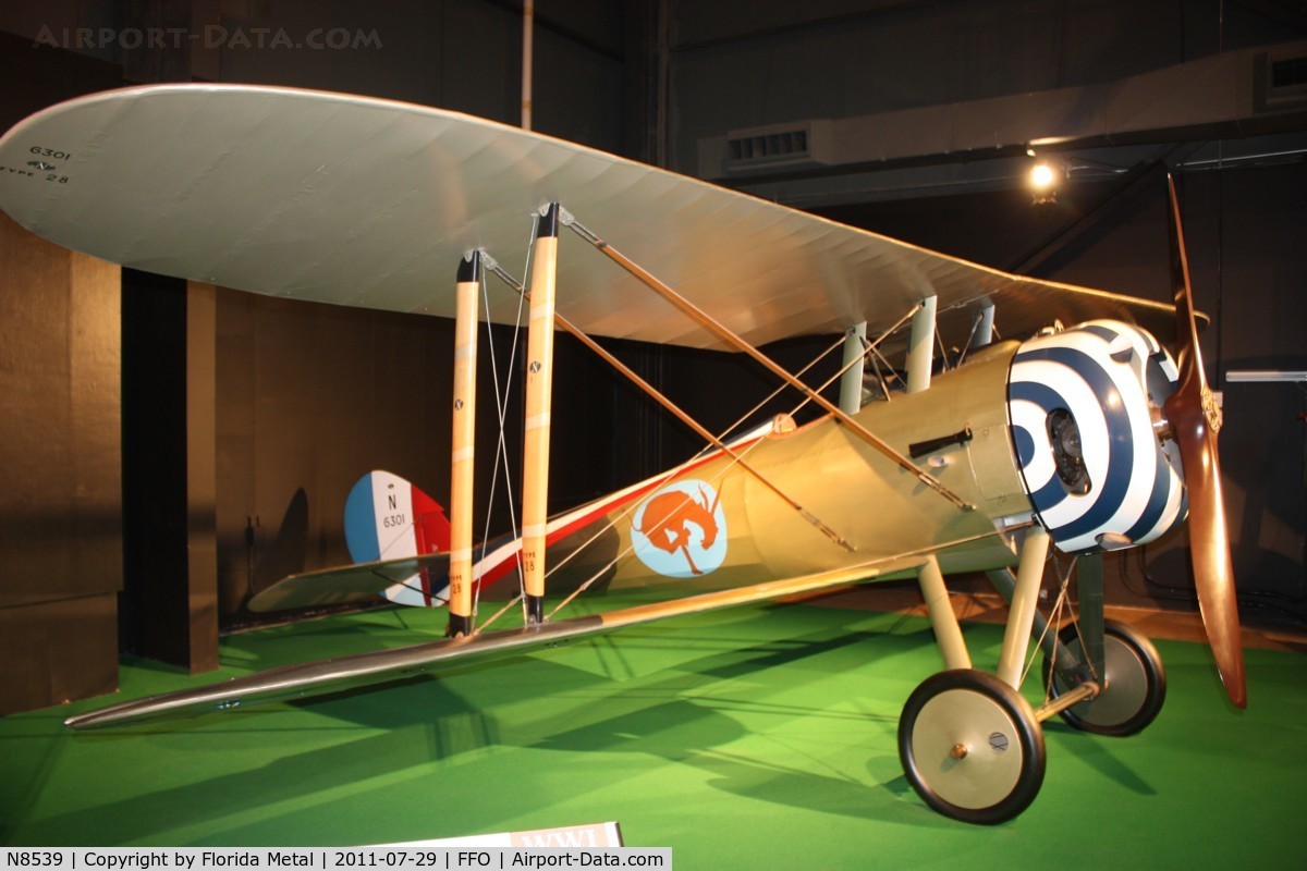 N8539, Nieuport 28 C.1 Replica C/N 7171-2-19, Nieuport C-1-28