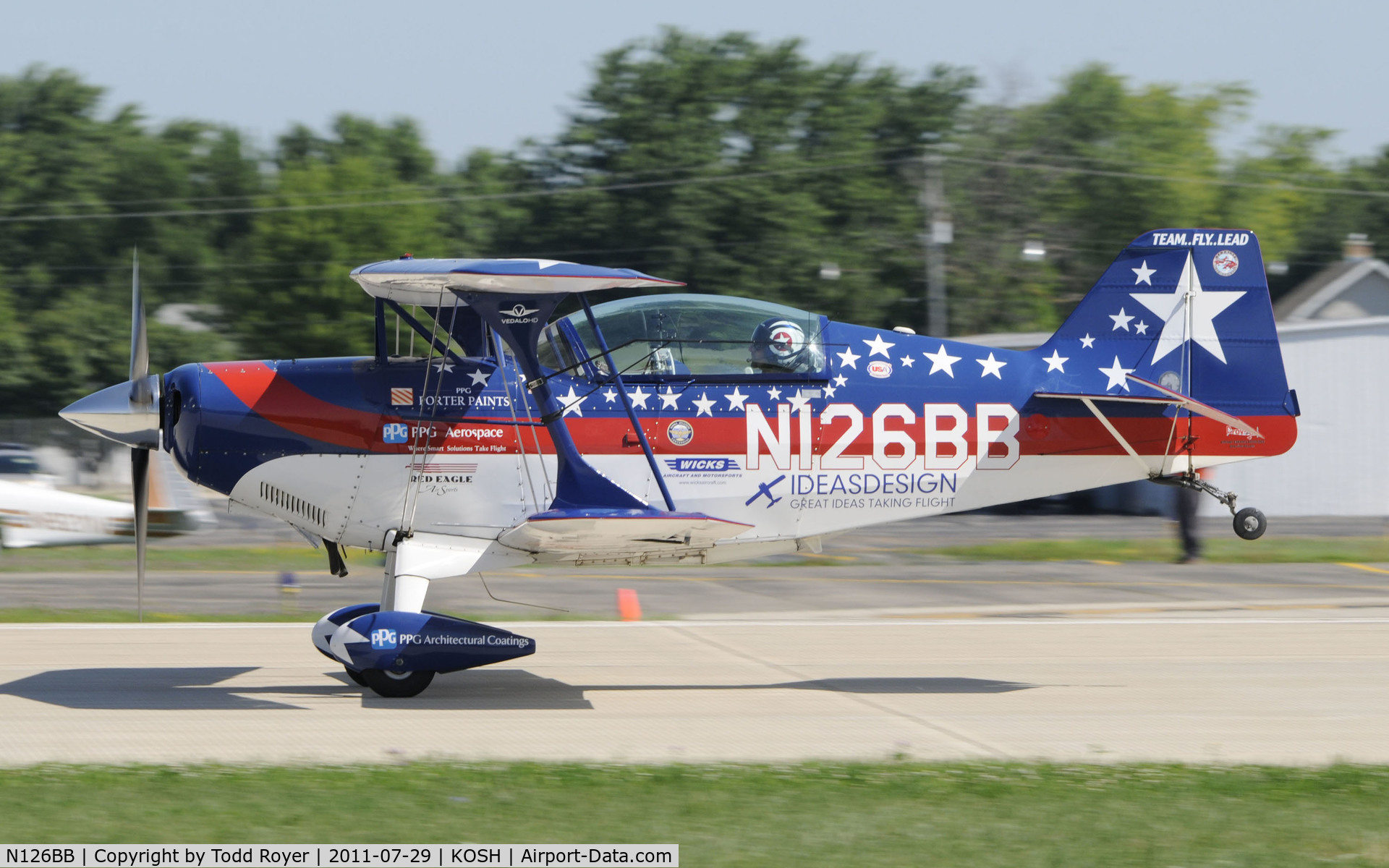 N126BB, 2001 Aviat Pitts S-2C Special C/N 6046, AIRVENTURE 2011