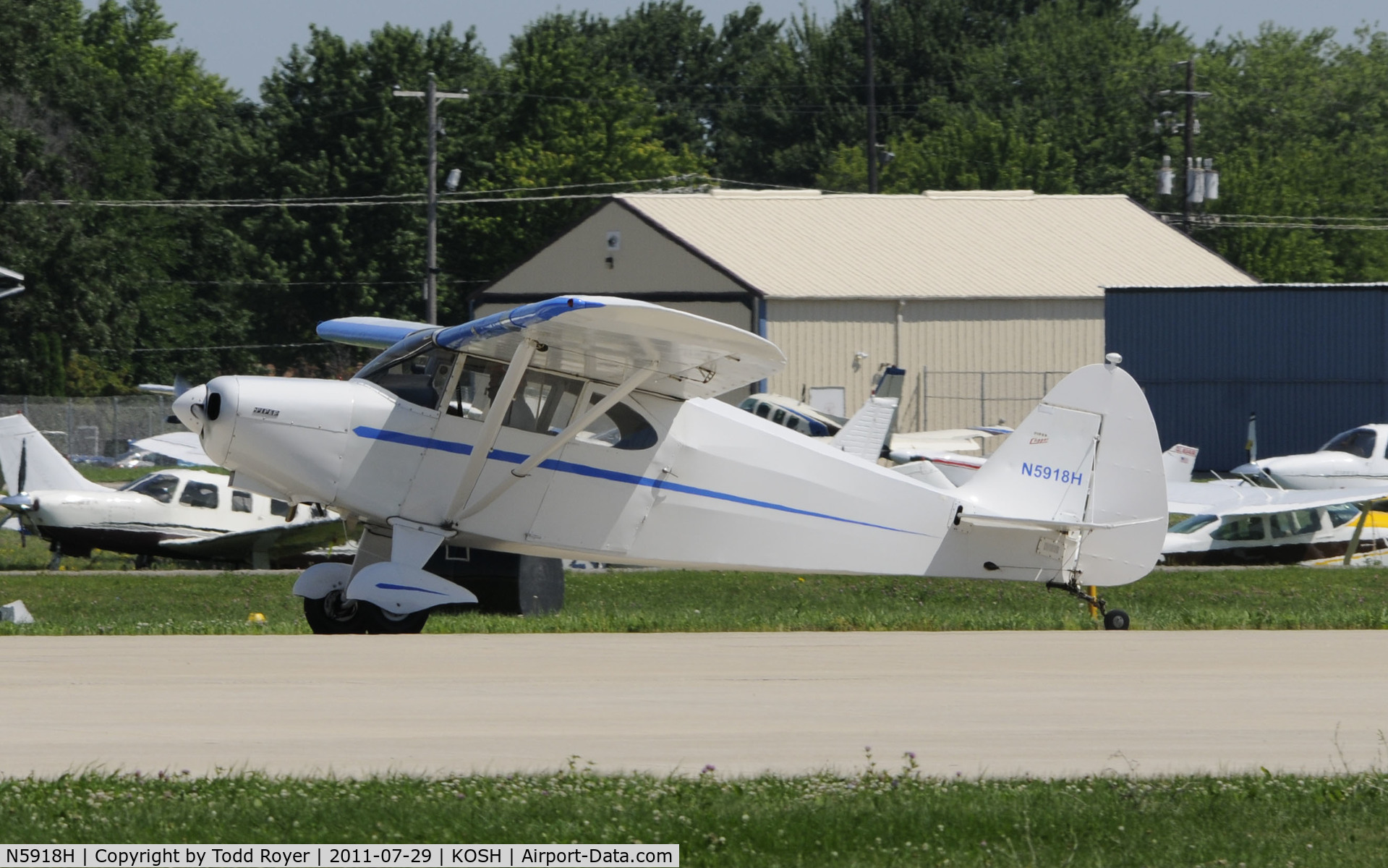 N5918H, 1949 Piper PA-16 Clipper C/N 16-541, AIRVENTURE 2011