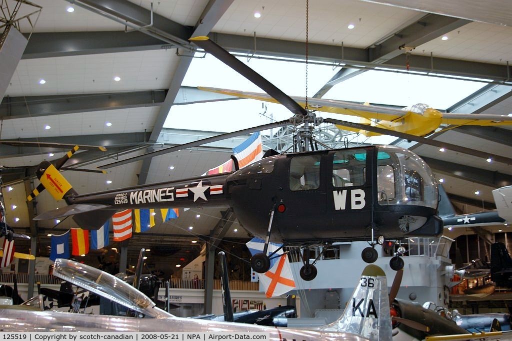 125519, 1952 Sikorsky HO5S-1 C/N 52.012, 1952 Sikorsky HO5S-1 at the National Naval Aviation Museum, Pansacola, FL
