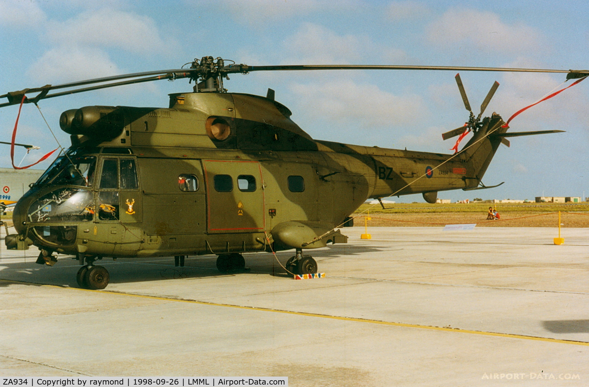 ZA934, 1980 Westland Puma HC.1 C/N 1622, Puma ZA934/BZ RAF