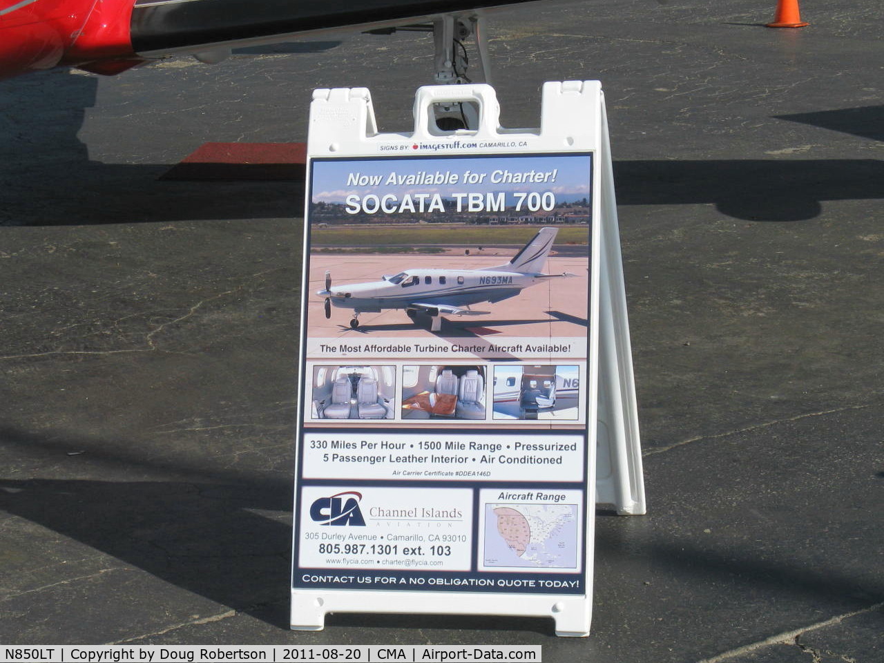 N850LT, Socata TBM-700 C/N 585, SOCATA TBM 700C, one P&W(C)PT6A-64 Turboprop, 1,580 shp flat rated at 700 shp, information