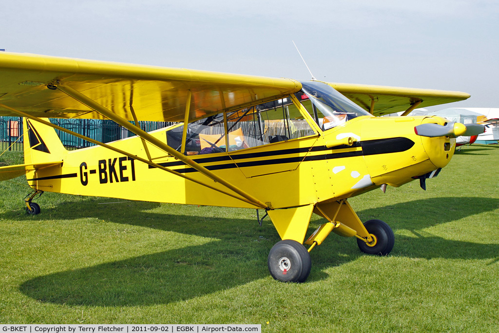 G-BKET, 1952 Piper L-18C Super Cub C/N 18-1990, 1952 Piper PIPER L18C, c/n: 18-1990
formerly with Italian Army as MM52-2390
at 2011 LAA Rally