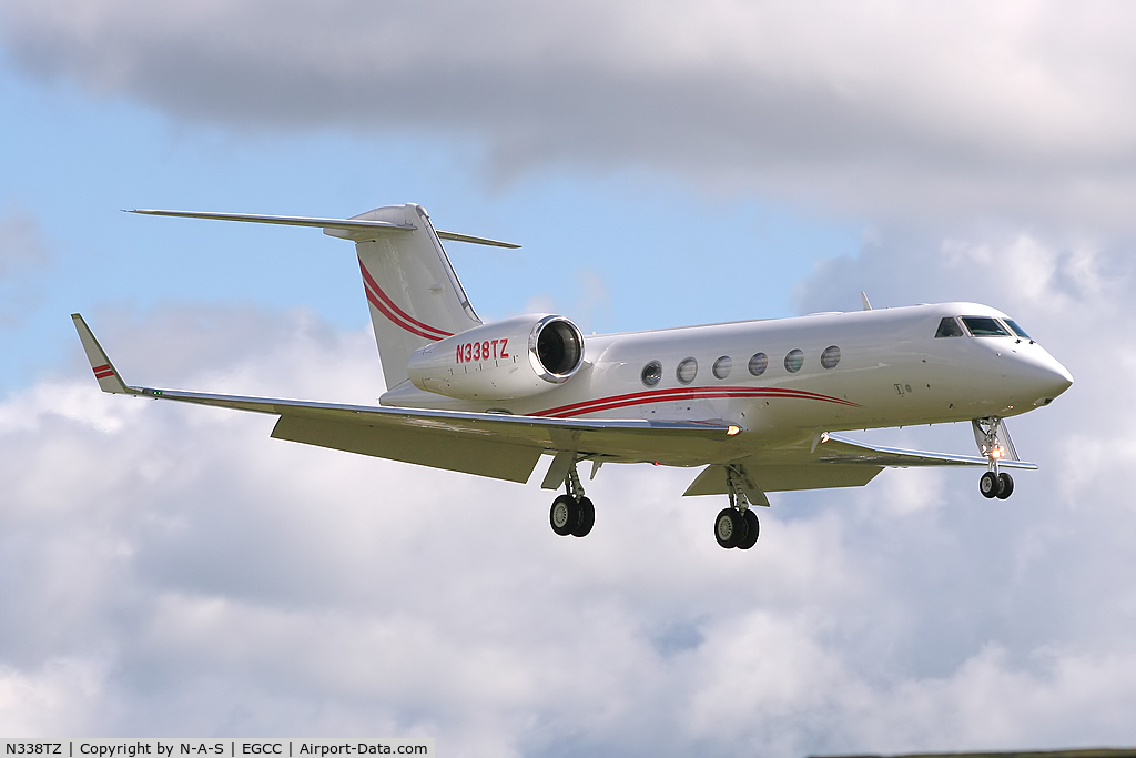N338TZ, 2006 Gulfstream Aerospace GIV-X (G450) C/N 4064, Arriving 23R