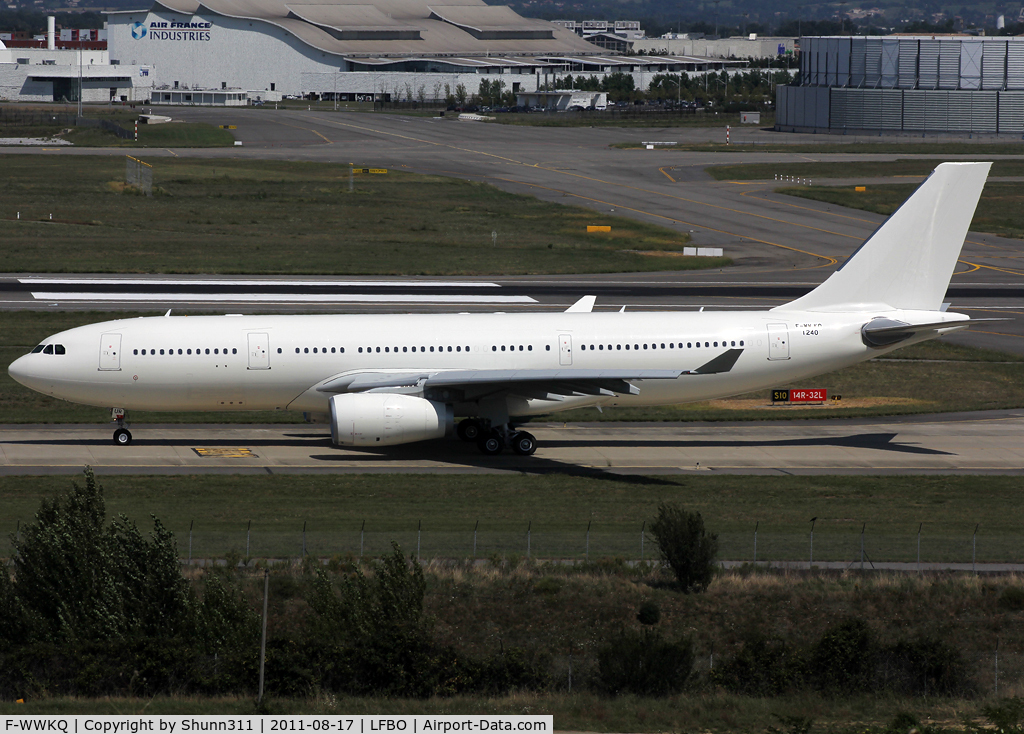 F-WWKQ, 2011 Airbus A330-243 C/N 1240, C/n 1240 - For Turkey Government as TC-TUR
