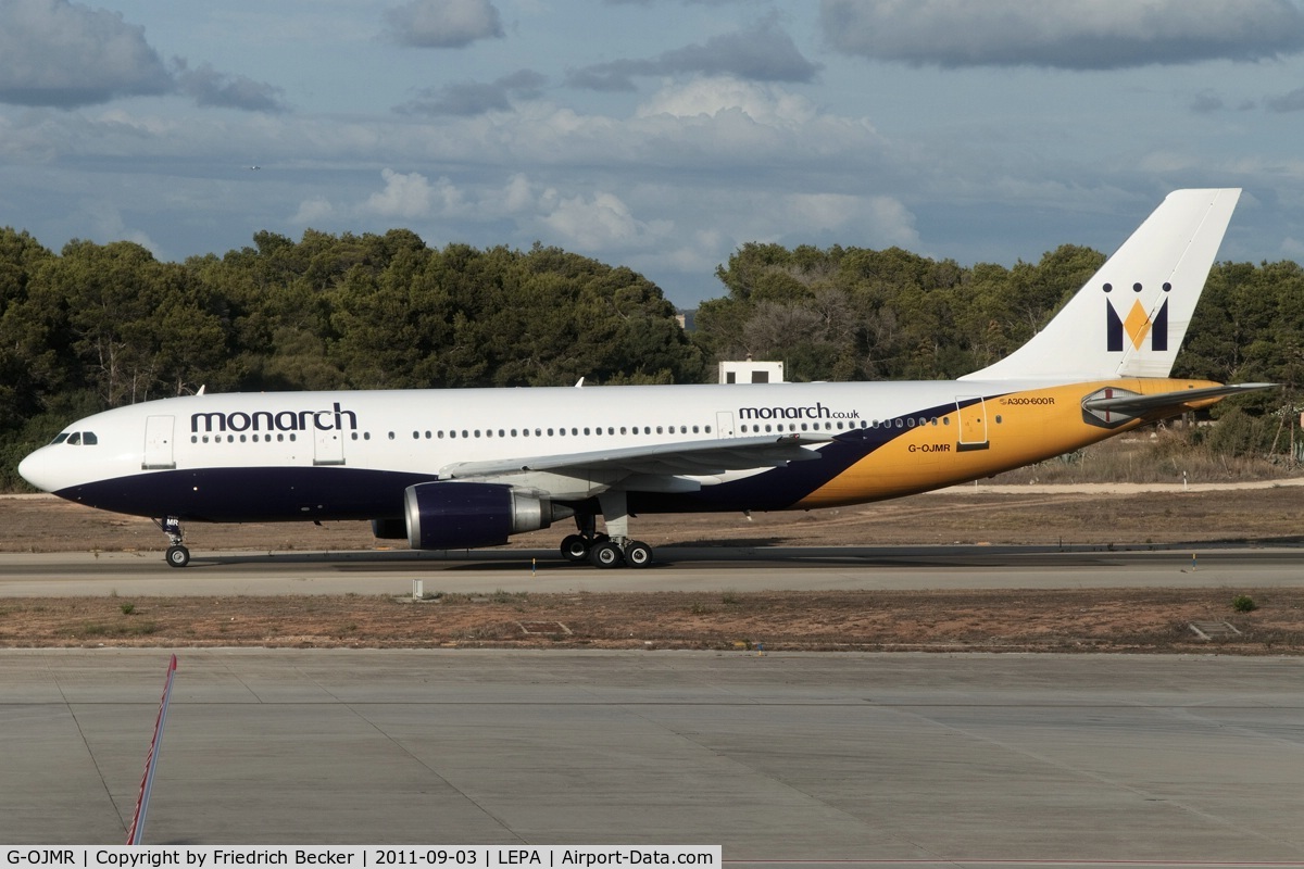 G-OJMR, 1991 Airbus A300B4-605R C/N 605, taxying to the gate