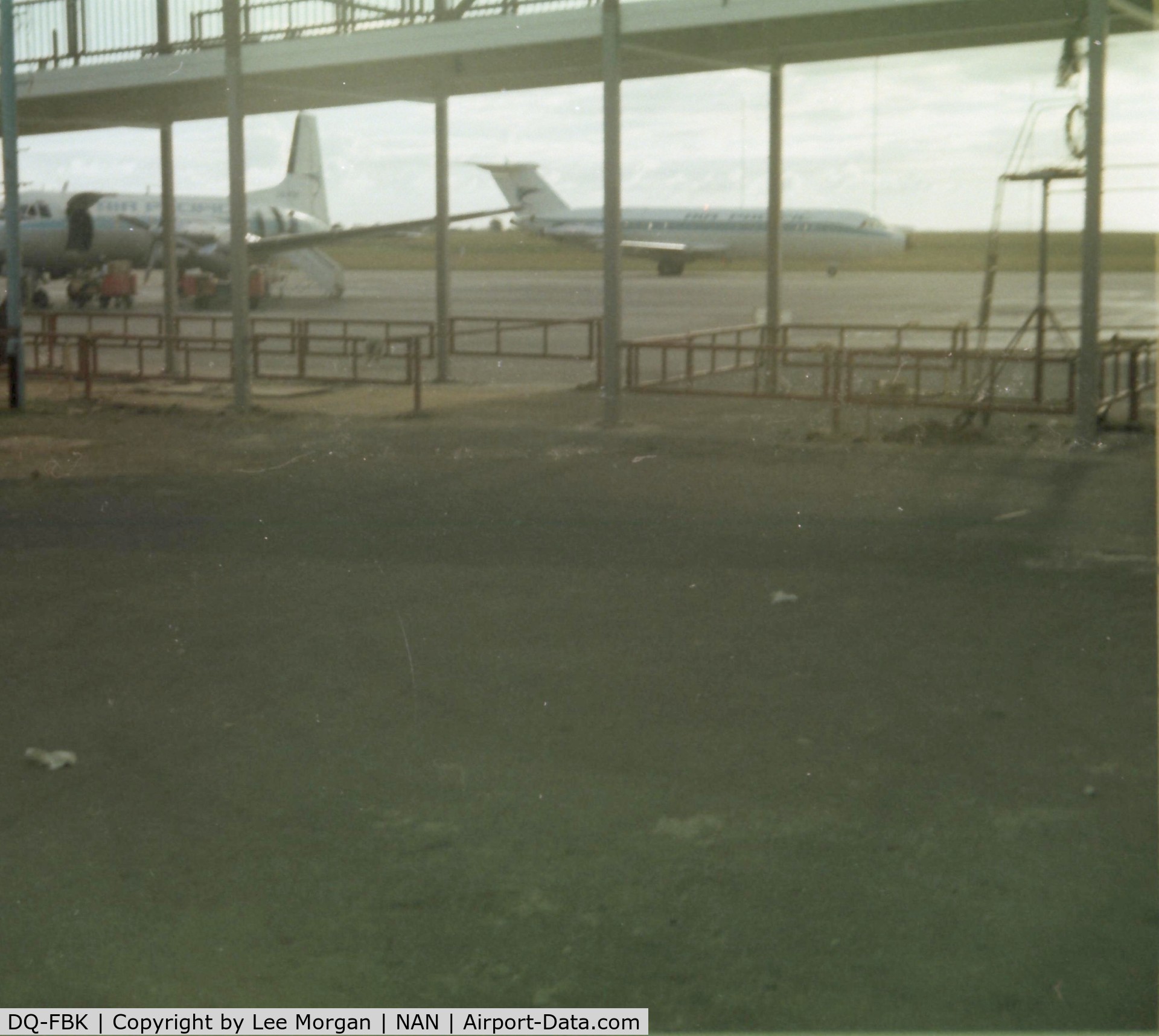 DQ-FBK, 1969 Hawker Siddeley HS.748 Series 2A C/N 1665, At Nadi Oct 1974