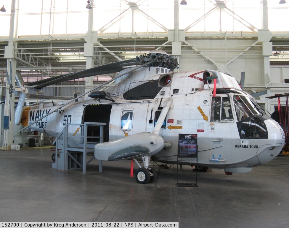 152700, 1967 Sikorsky SH-3H Sea King C/N 61356, Sikorsky SH-3H Sea King at the Pacific Aviation Museum on Ford Island, HI.