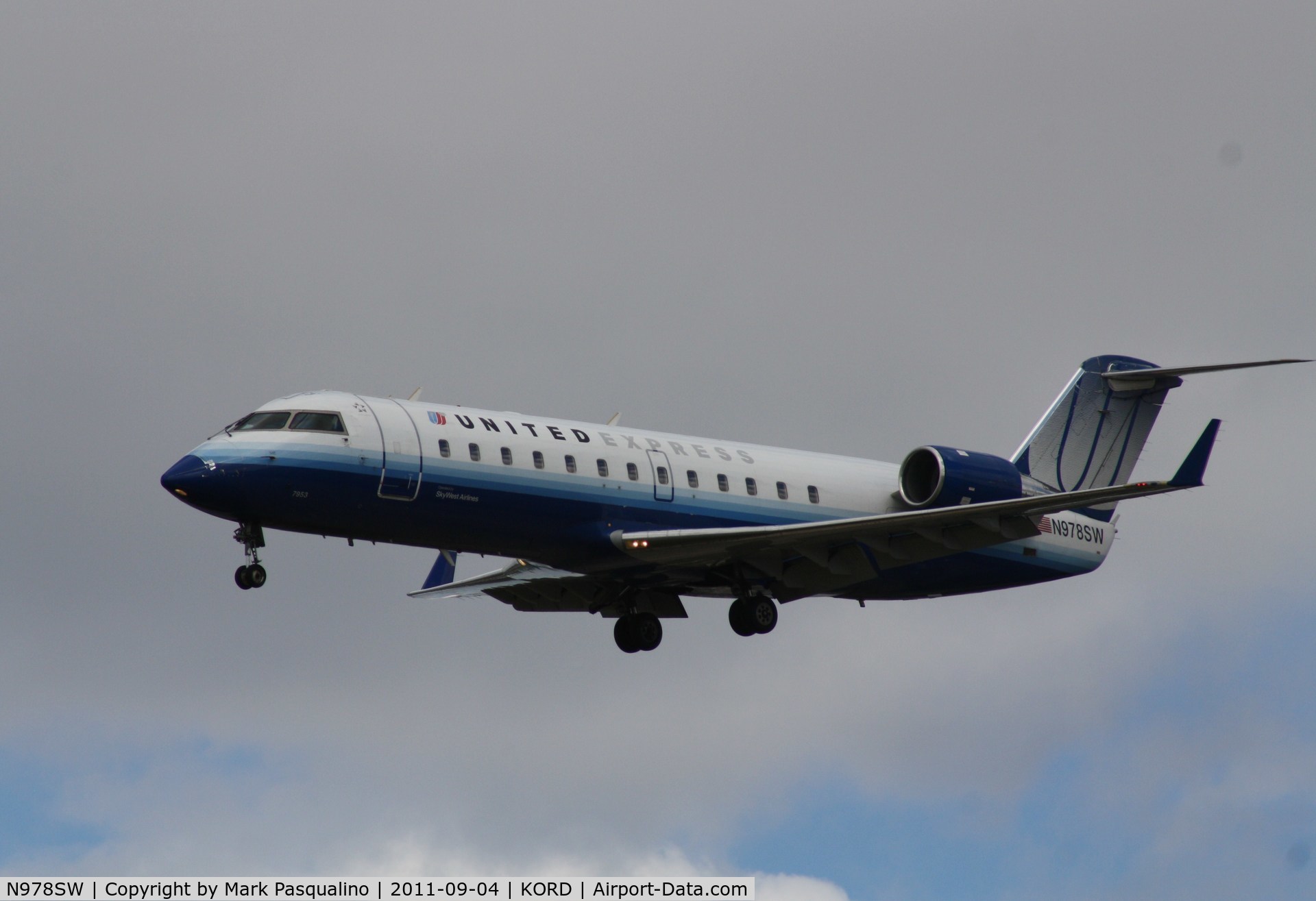 N978SW, 2004 Bombardier CRJ-200ER (CL-600-2B19) C/N 7953, CL-600-2B19