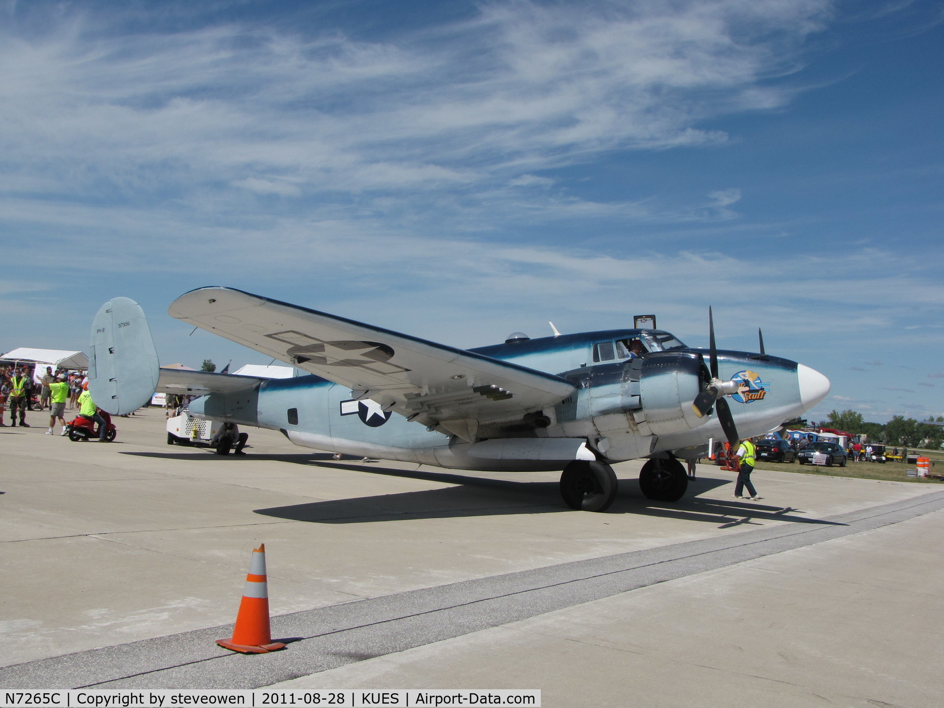 N7265C, 1945 Lockheed PV-2 Harpoon C/N 15-1362, Wings over Waukesha Airshow 2011