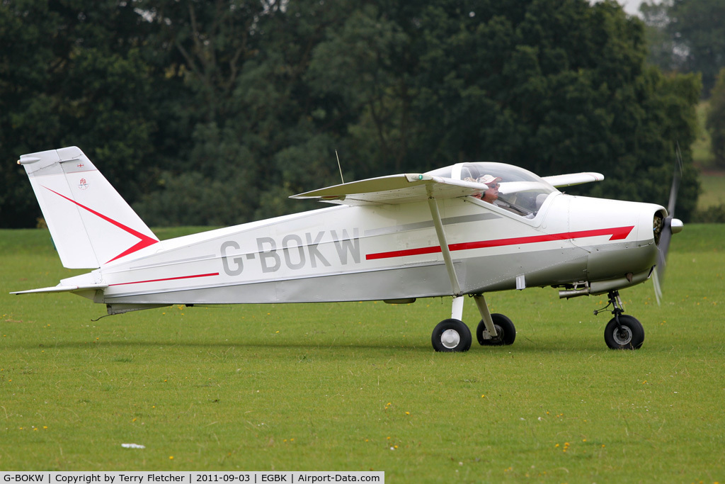 G-BOKW, 1969 Bolkow Bo-208C Junior C/N 689, At 2011 LAA Rally at Sywell