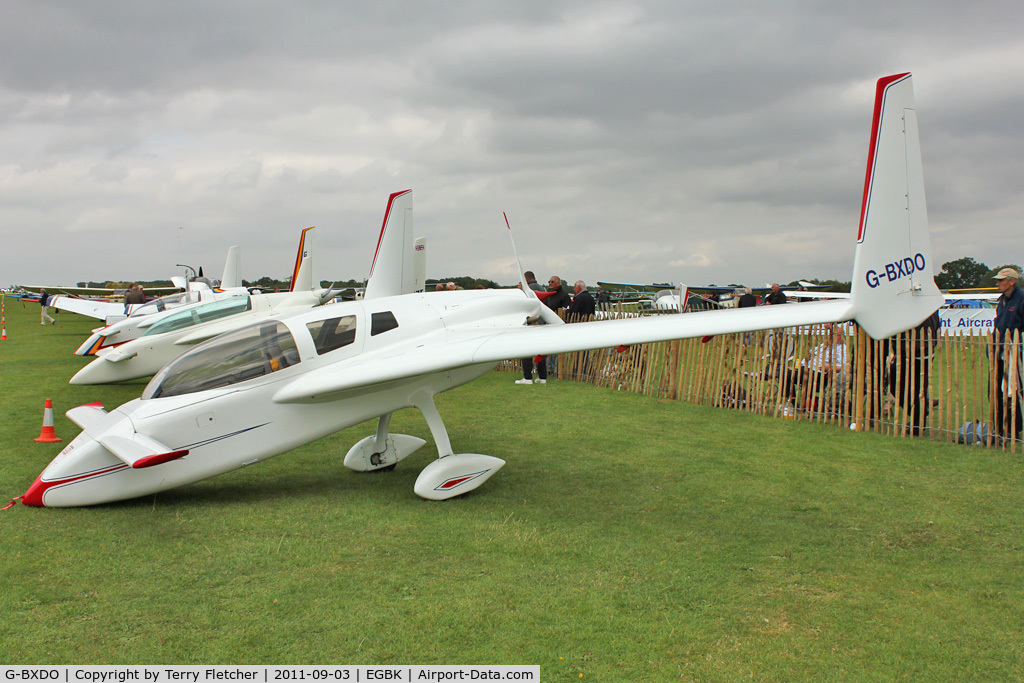 G-BXDO, 1998 Co-Z Cozy Mark III C/N PFA 159-12032, At 2011 LAA Rally at Sywell