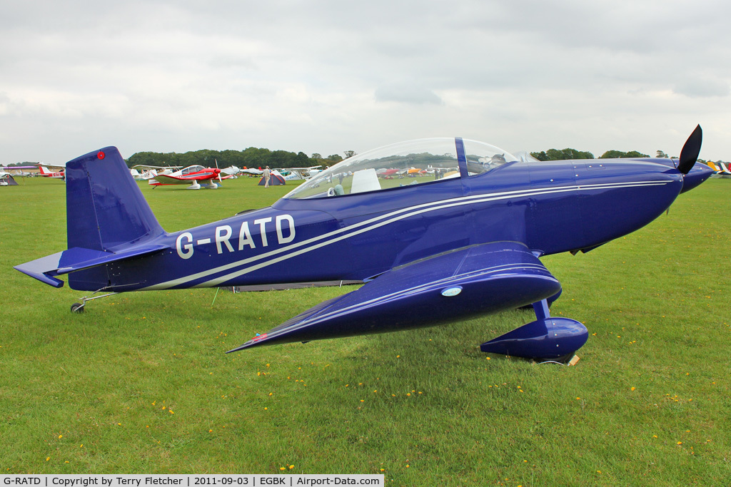 G-RATD, 2009 Vans RV-8 C/N PFA 303-13839, At 2011 LAA Rally