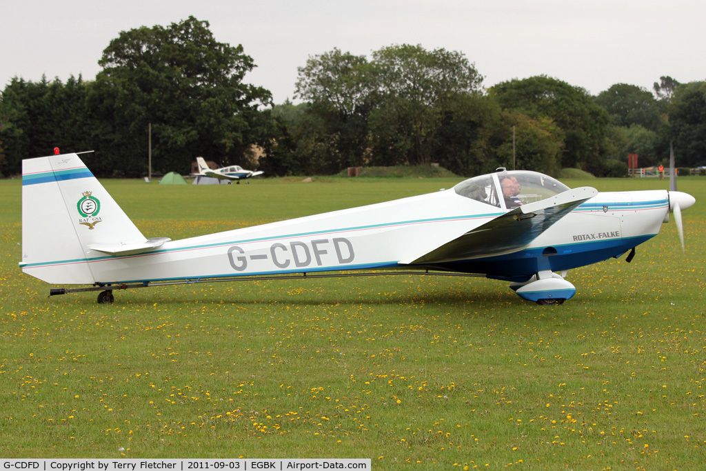 G-CDFD, 2004 Scheibe SF-25C Falke C/N 44705, At 2011 LAA Rally at Sywell