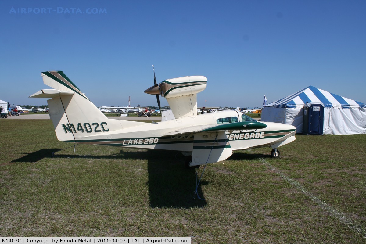 N1402C, 1984 Aerofab Inc Lake LA-4-250 C/N 15, Lake LA-4-250