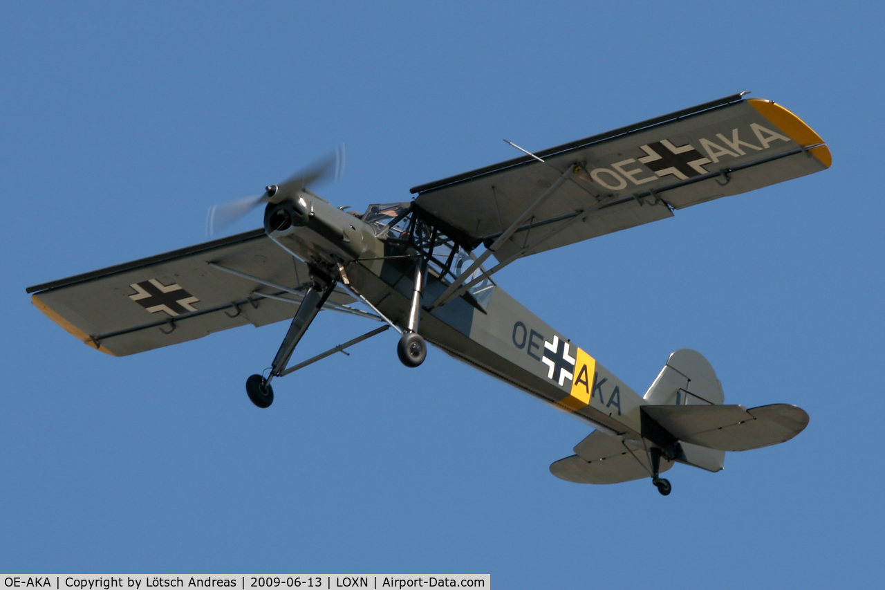 OE-AKA, 1942 Fieseler S-14B Storch (Fi-156C-3) C/N 3814, only one Storch in Austria
